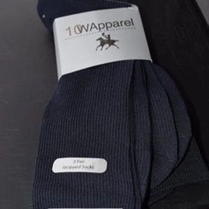 Men’s navy blue dress socks